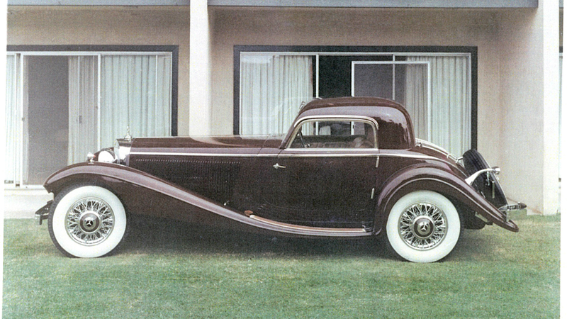 Illustration for article titled Rudi Caracciola's 1 of 1 1935 Mercedes-Benz 500K found at LA salvage yard